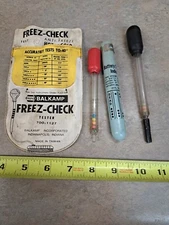 Vintage Balkamp Freeze-Check Tester Hydrometer in Plastic Pouch 700-1127