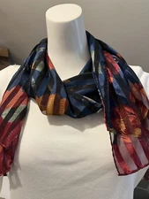 women's floral rectangle scarf AA11