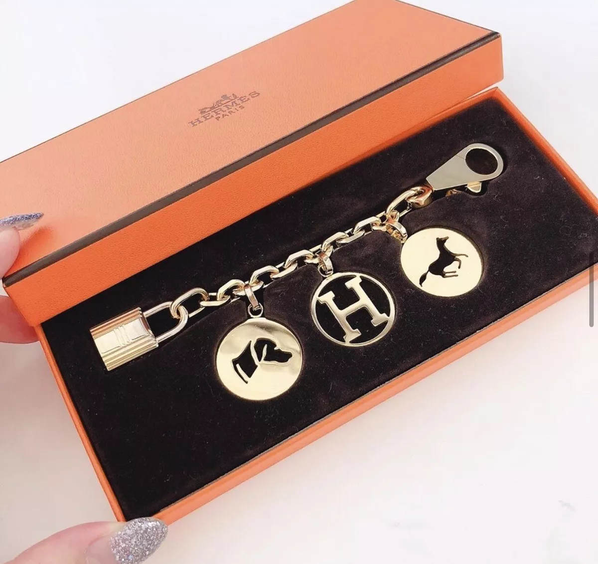 Hermes Gold Breloque Bag Charm Limited Edition New