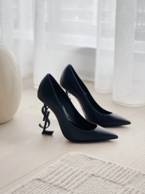 SAINT LAURENT Opyum Leather Pumps (SIZE 36) | eBay