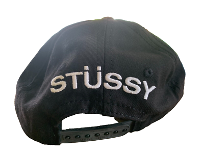 Vintage Stussy 90s Baseball Cap-Limited Edition-Mint-Double