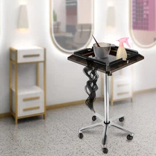 Salon Hair Extension Tool Tray Rolling Cart Hairdressing Storage Cart Trolley