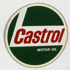* ORIGINAL CASTROL MOTOR OIL AUTHORIZED DEALER STORE HOURS SIGN - INSIDE WINDOW