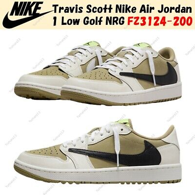 Travis Scott Nike Air Jordan 1 Low Golf NRG Olive FZ3124-200 US Mens 4-14  New | eBay