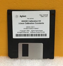 Agilent 85033-10011 Rev A.00.00, Disk 1/1 85033E Calibration Kit 3.5mm Constants