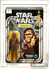 AFA 75  EX  NM 1978 KENNER STAR WARS CHEWBACCA 12 BACK-A  C75 B85 F80  SKU STAND