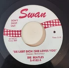 Beatles SIE LIEBT DICH (SHE LOVES YOU) (ROCK 45) #4182 PLAYS VG+ TO VG++