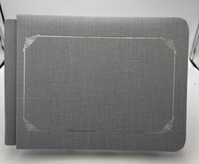Creative Memories 5 x 7 Album Silver with Silver Trim Strap Hinge