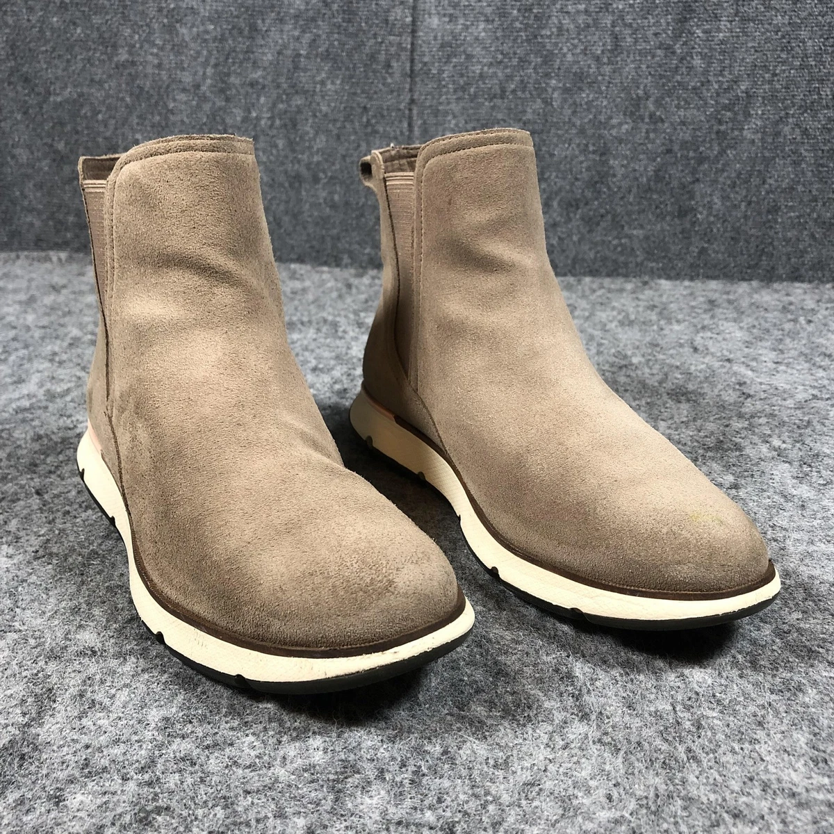 Bottes Cole Haan Taille 8.5 B - Chukka En Cuir Beige - Occasion En Bon état