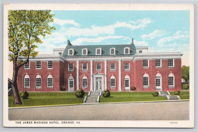 #ad #ad Postcard The James Madison Hotel 120 Caroline St. Orange Virginia N 11 $5.49