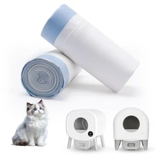 40-Pack Heavy Duty Cat Litter Box Liners, Extra Thick, Leakproof Bags