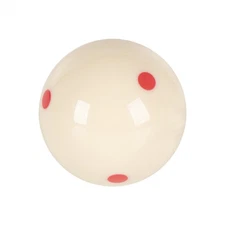 Red Dot Cue Ball, AAA-Grade PRO 6 Dot Billiard Practice Training Measle Que Ball