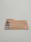GI Joe Ace Fighter Pilot File Card - 1983 - Read Description