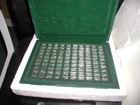 John Pinches 100 Greatest Cars in 160 grams Solid 0.925 Silver rare collectible