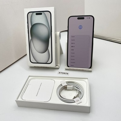 Apple iPhone 15 Plus - 128GB - Black (Unlocked) - Open Box | eBay