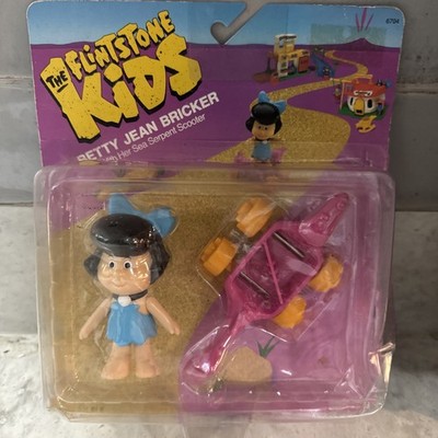 1986 Coleco The Flinstones Kids Betty Jean Bricker w/ Sea Serpent New Fast Ship