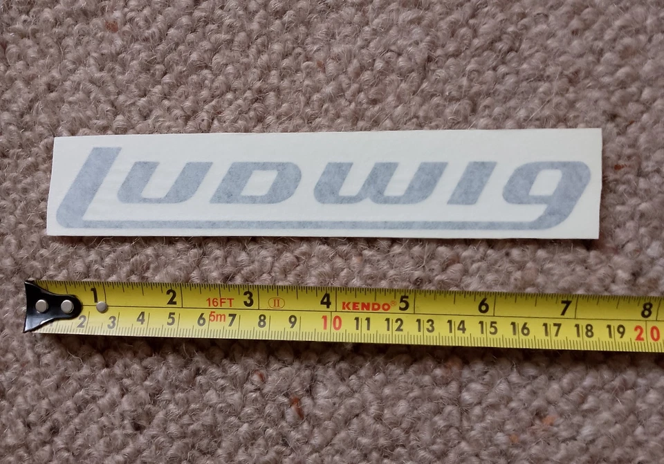 Ludwig bass drum decal logo
