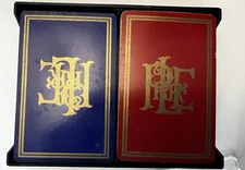 Vintage Pittsburgh & Lake Erie RR Congress 606 Double Deck Canasta Cards Set