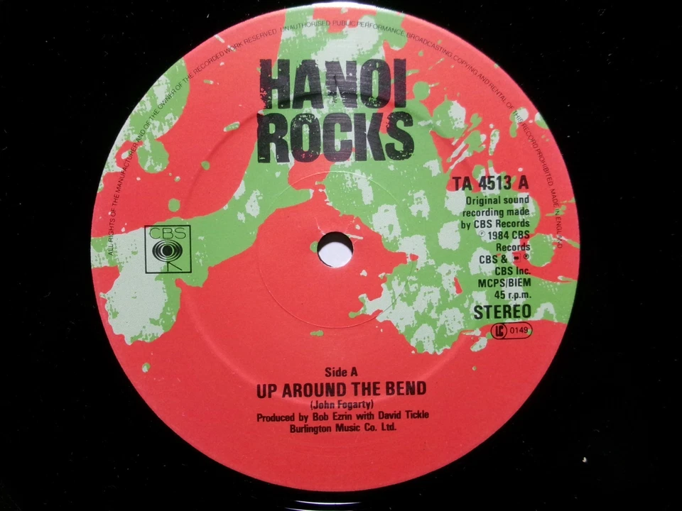 HANOI ROCKS UP AROUND THE BEND CBS TA 4513 MICHAEL MONROE GLAM - Image 2 of 3