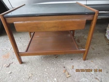 JOHN STUART ERWIN LAMBETH ONE DRAWER WOOD END TABLE