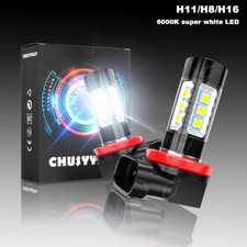 H11 WHITE Fog Light LED Bulbs for Toyota Tacoma 2016-2020 Tundra RAV4 2014-2019