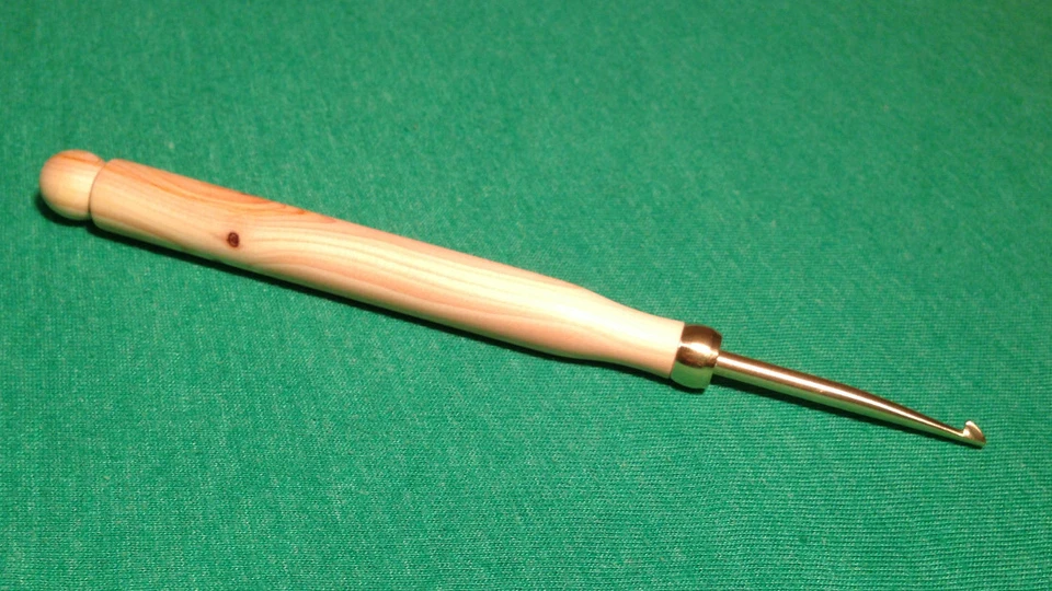 Irish Hook  (Hartman Hook) Pencil handle rughooking hookie rughook rugtool - Image 2 of 4