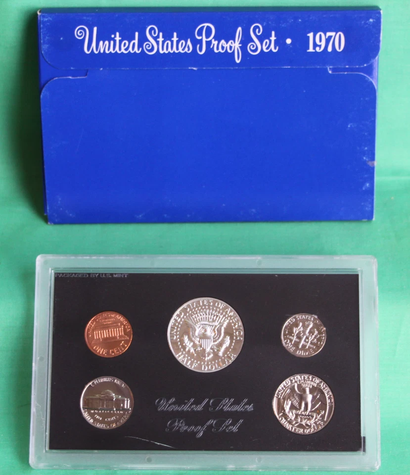 1970 - 1979 TEN Annual United States Mint Proof Sets 57 Coins Lot of 10 Complete - Image 2 of 4