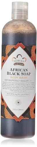 Nubian Heritage Body Wash, African Black Soap, 13  Assorted Scents , Sizes 