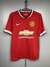 MANCHESTER UNITED 2014 2015 HOME SHIRT JERSEY NIKE 611031-624 SIZE S