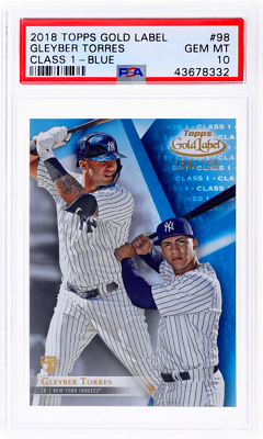 その他 MLB Gleyber Torres Sapphire PSA 10 PSA 10 GLEYBER TORRES 2018 TOPPS CHROME SAPHIRE EDITION
