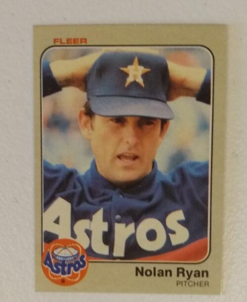 1983 Fleer - #463 Nolan Ryan , Near Mint Beauty!