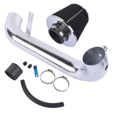 2.5'' Cold Air Intake Kit Silver &Black for 2001-2005 Honda Civic w/1.7L Engine