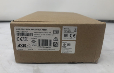 AXIS SECURITY Relay Box A9801 P/N: 5801-141