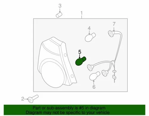 Original GM 2004-2011 Chevrolet Pontiac Aveo5 Aveo G3 Bombilla Multiusos 94535572 Foto 2 de 2