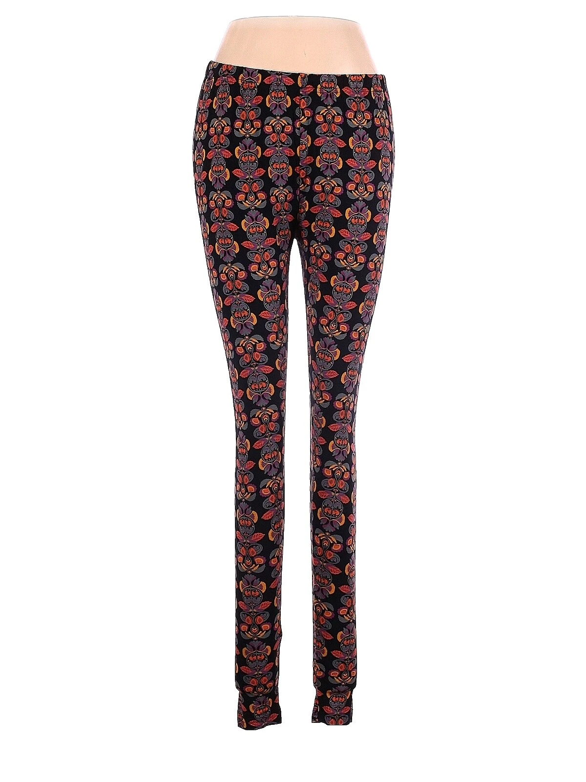 Paisley Pattern Viscose Leggings for Women
