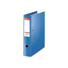 Image of Esselte 75mm Lever Arch File Polypropylene Foolscap Blue (Pack of 10) 48085