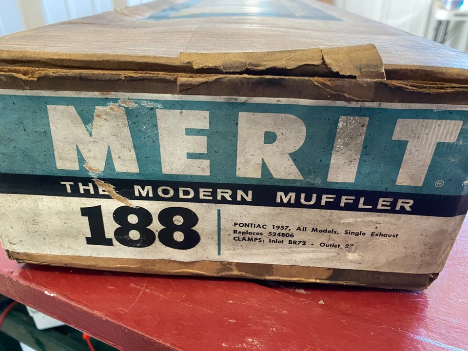Silenciador NORS MERIT #188 PARA PONTIAC 1957 Foto 2 de 4