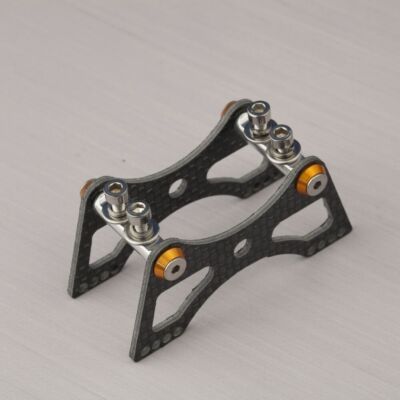 Supporto In Fibra Di Carbonio Per Servo HiTEC 225 MG, Per Barca RC, Arancione/viola/argento