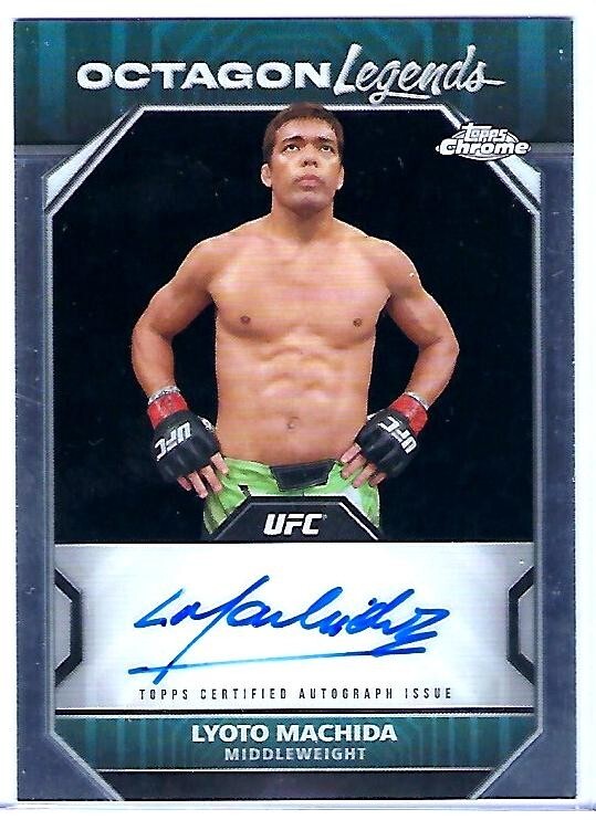 2024 TOPPS CHROME UFC - LYOTO MACHIDA #OLA-LMA - OCTAGON LEGENDS