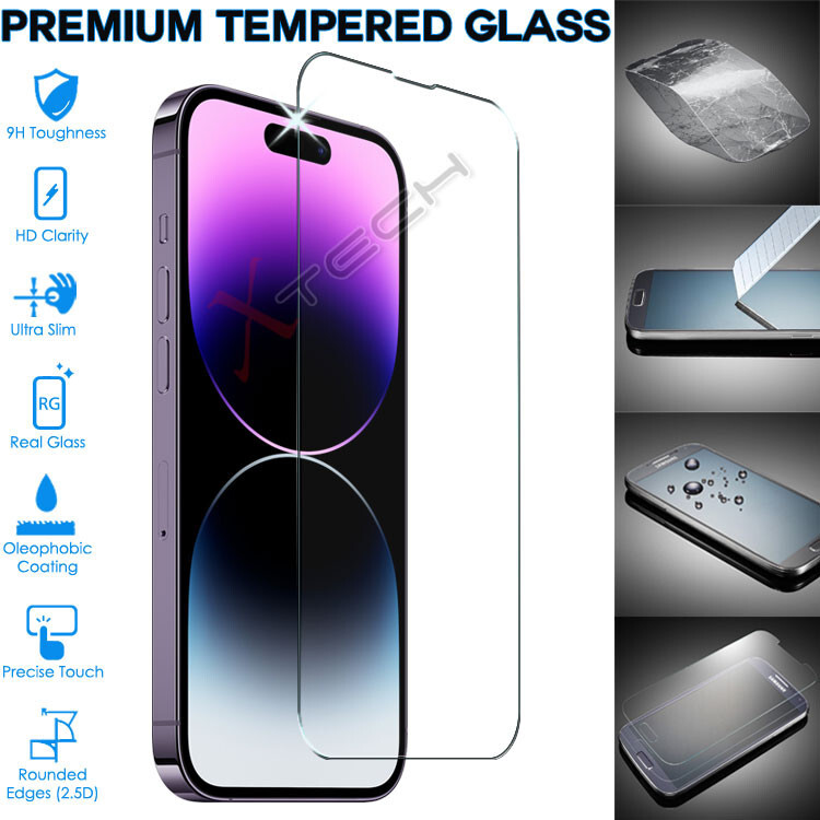 iPhone 14 Pro 100% Genuine TEMPERED GLASS Screen Protector