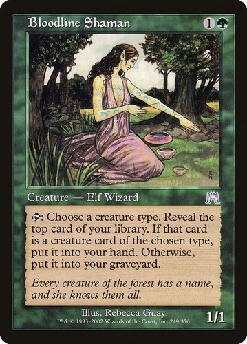 MTG Bloodline Shaman Onslaught Japanese Near Mint Foil - Picture 4 of 4