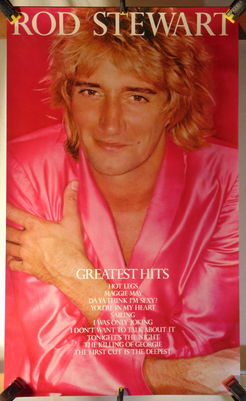 ROD STEWART--Greatest Hits--Promo Poster