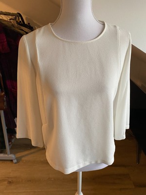 Shirtbluse von Opus Gr. 36 Creme Bluse Shirt Tunika ''Fabien''