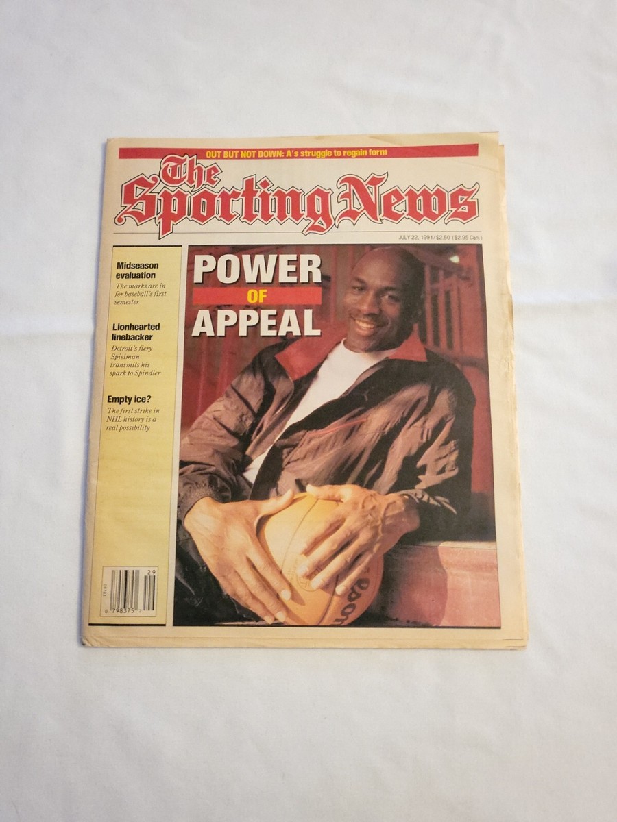 1991 July 22, The Sporting News Magazine, Michael Jordan, (BM165