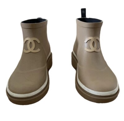 Chanel Short Rain Boots