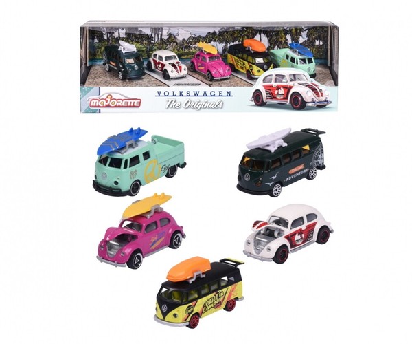 Majorette Spielzeugauto Volkswagen Vw The Originals 5Er Pack 212055008-image