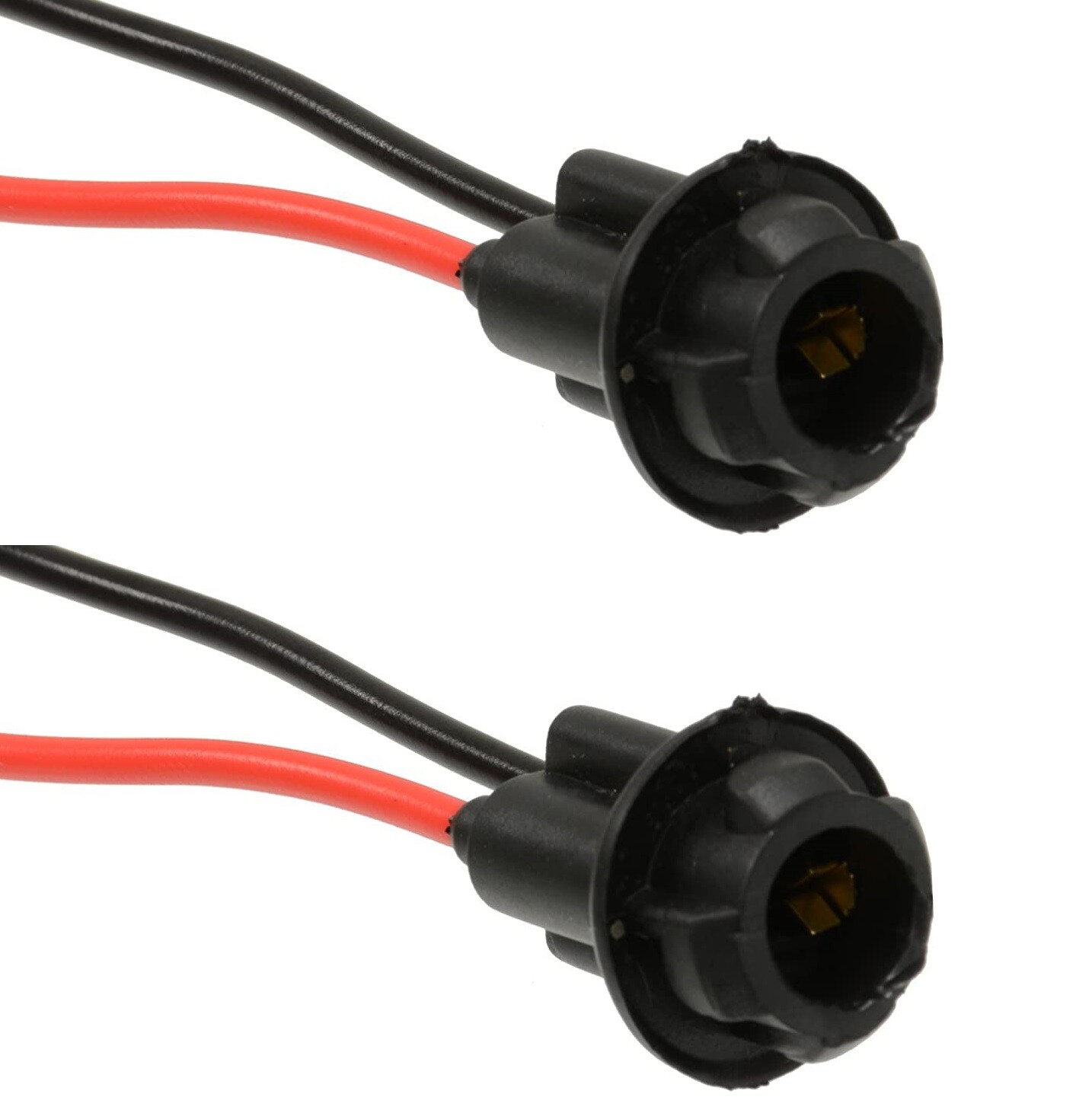 Universal Pigtail Wire Female Socket 194 T10 PGS License Plate Tag Light Bulb E - Foto 9