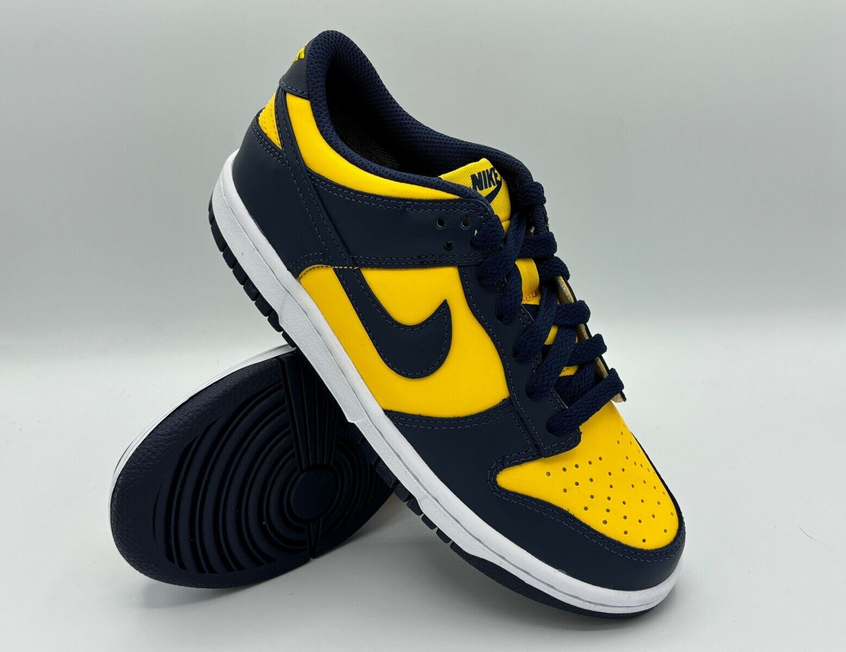 Nike Dunk Low Michigan | Size 5 GS | Blue / Yellow | CW1590