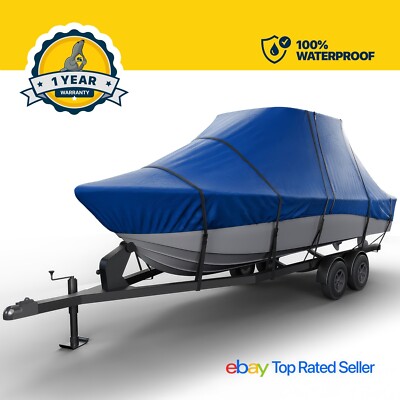 Seal Skin Heavy Duty T-Top Boat Cover, Waterproof & UV Resistant, Snug Fit