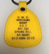 Spring Hill KS CMS Machine Shop Tools Parts Fabricate Machinist Kansas Keychain